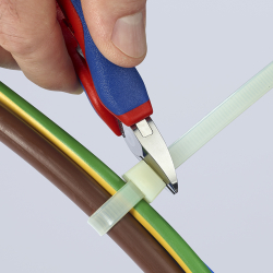 Knipex 77 82 130 Szczypce tnące boczne dla elektroników ze złączem wsuwkowym