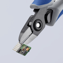 Knipex 79 02 125 Precyzyjne szczypce tnące boczne dla elektroników