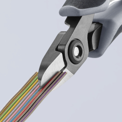 Knipex 79 02 125 ESD Precyzyjne szczypce tnące boczne dla elektroników ESD
