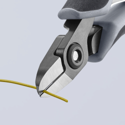 Knipex 79 02 125 ESD Precyzyjne szczypce tnące boczne dla elektroników ESD