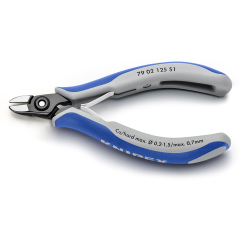 Knipex 79 02 125 S1 Precyzyjne szczypce tnące boczne dla elektroników