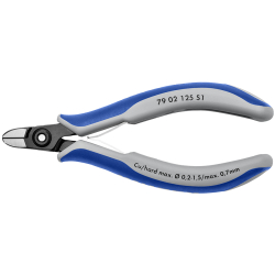 Knipex 79 02 125 S1 Precyzyjne szczypce tnące boczne dla elektroników