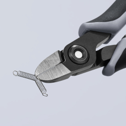 Knipex 79 12 125 ESD Precyzyjne szczypce tnące boczne dla elektroników ESD
