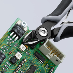 Knipex 79 12 125 ESD Precyzyjne szczypce tnące boczne dla elektroników ESD