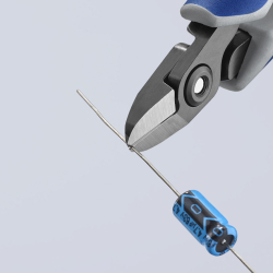 Knipex 79 22 125 Precyzyjne szczypce tnące boczne dla elektroników