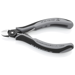 Knipex 79 22 125 ESD Precyzyjne szczypce tnące boczne dla elektroników ESD