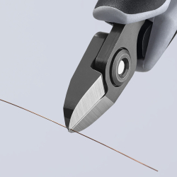 Knipex 79 22 125 ESD Precyzyjne szczypce tnące boczne dla elektroników ESD