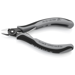 Knipex 79 32 125 ESD Precyzyjne szczypce tnące boczne dla elektroników ESD