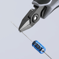 Knipex 79 32 125 ESD Precyzyjne szczypce tnące boczne dla elektroników ESD