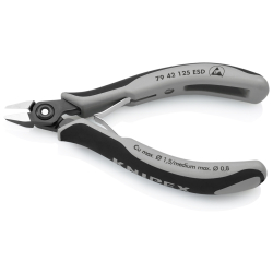 Knipex 79 42 125 ESD Precyzyjne szczypce tnące boczne dla elektroników ESD