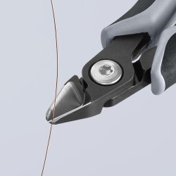 Knipex 79 42 125 ESD Precyzyjne szczypce tnące boczne dla elektroników ESD