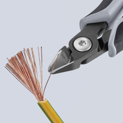 Knipex 79 42 125 ESD Precyzyjne szczypce tnące boczne dla elektroników ESD