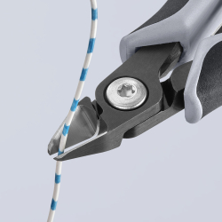 Knipex 79 42 125 ESD Precyzyjne szczypce tnące boczne dla elektroników ESD
