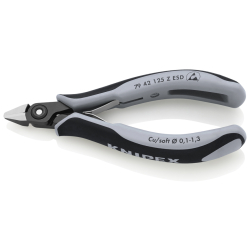 Knipex 79 42 125 Z ESD Precyzyjne szczypce tnące boczne dla elektroników ESD
