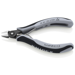 Knipex 79 42 125 Z ESD Precyzyjne szczypce tnące boczne dla elektroników ESD