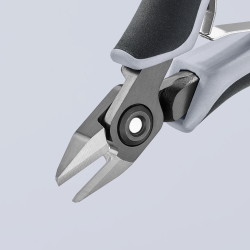 Knipex 79 42 125 Z ESD Precyzyjne szczypce tnące boczne dla elektroników ESD
