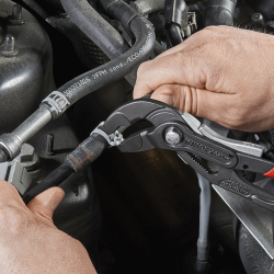 Knipex 85 51 250 AF Szczypce do opasek zaciskowych z taśmy sprężynowej