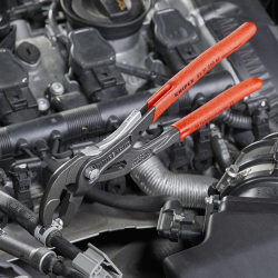 Knipex 85 51 250 AF Szczypce do opasek zaciskowych z taśmy sprężynowej