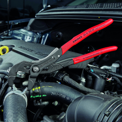 Knipex 85 51 250 AF Szczypce do opasek zaciskowych z taśmy sprężynowej