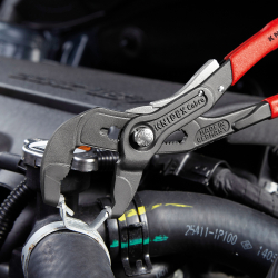 Knipex 85 51 250 AF Szczypce do opasek zaciskowych z taśmy sprężynowej