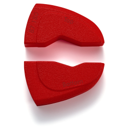 Knipex 87 09 180 V01 Szczęki z miękkimi powierzchniami chwytającymi do 87 XX 180 (x3)