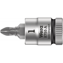 Wera 8755 A Klucz nasadowy Zyklop 1/4" Pozidriv PZ 1x28.0