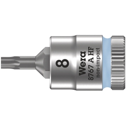Wera 8767 A HF TORX® Klucz nasadowy Zyklop 1/4" TORX® HF z funkcją przytrzymywania TX 8x28.0