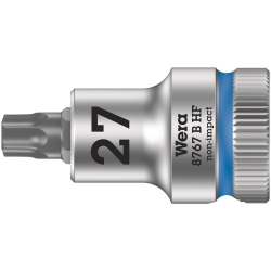 Wera 8767 B HF TORX® Klucz nasadowy Zyklop 3/8" z funkcją przytrzymywania TX 27x35.0