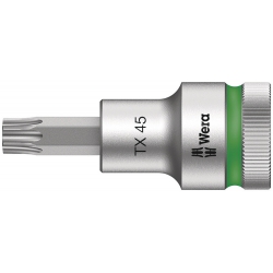Wera 8767 C HF TORX® Klucz nasadowy Zyklop 1/2" z funkcją przytrzymywania TX 45x60.0