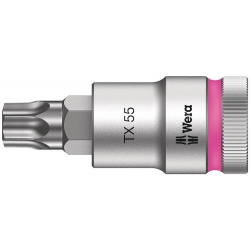 Wera 8767 C HF TORX® Klucz nasadowy Zyklop 1/2" z funkcją przytrzymywania TX 55x60.0