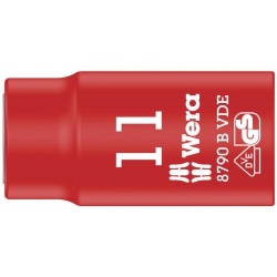 Wera 8790 B VDE Końcówka wymienna klucza nasadowego Zyklop, izolowana, 3/8" 11.0x46,0