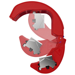 Knipex 90 22 10 BK Bix Obcinaki do rur z tworzyw sztucznych i tulei uszczelniających