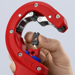 Knipex 90 23 02 BK DPT50 Obcinak do grubościennych rur z tworzyw sztucznych