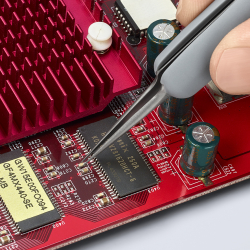 Knipex 92 21 13 ESD Pęseta precyzyjna z gumowanymi uchwytami ESD