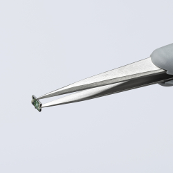 Knipex 92 21 14 ESD Pęseta precyzyjna z gumowanymi uchwytami ESD