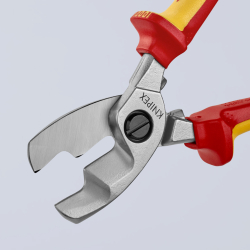Knipex 95 16 200 Nożyce do kabli z podwójnym ostrzem VDE