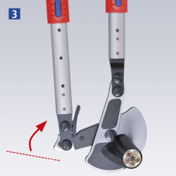 Knipex 95 32 038 Nożyce do kabli z ramionami teleskopowymi