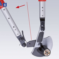 Knipex 95 32 038 Nożyce do kabli z ramionami teleskopowymi