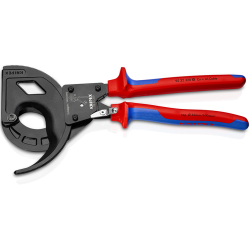 Knipex 95 32 320 Nożyce do kabli (trójstopniowy mechanizm zapadkowy)