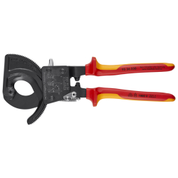 Knipex 95 36 250 Nożyce do kabli z mechanizmem zapadkowym VDE
