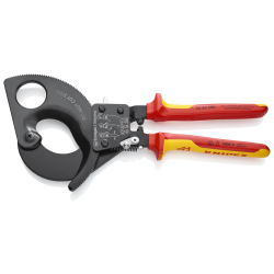 Knipex 95 36 280 Nożyce do kabli z mechanizmem zapadkowym VDE