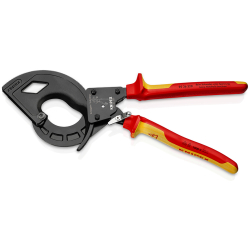 Knipex 95 36 320 Nożyce do kabli (trójstopniowy mechanizm zapadkowy) VDE