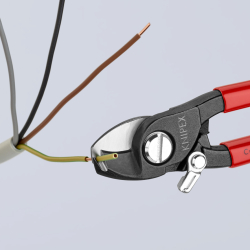 Knipex 95 41 165 Nożyce do kabli z funkcją ściągania izolacji