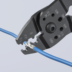 Knipex 97 21 215 C Szczypce do zagniatania