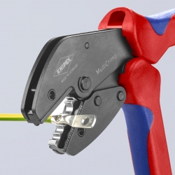 Knipex 97 33 02 MultiCrimp Szczypce do zagniatania z magazynkiem i 5 matrycami