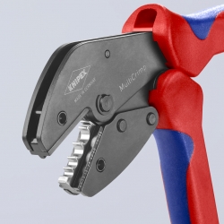 Knipex 97 33 02 MultiCrimp Szczypce do zagniatania z magazynkiem i 5 matrycami