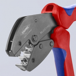 Knipex 97 33 02 MultiCrimp Szczypce do zagniatania z magazynkiem i 5 matrycami