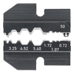 Knipex 97 49 50 Matryca zagniatająca do złączy koncentrycznych / instalacji telefonicznych w samochodach