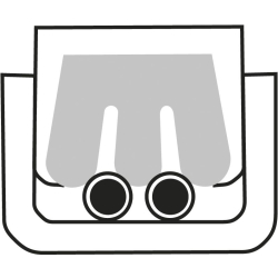 Knipex 97 50 01 Szczypce do zagniatania z ostrzem bocznym