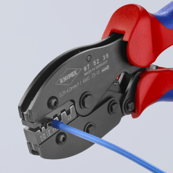 Knipex 97 52 38 PreciForce Szczypce do zagniatania 0,25 - 6,0 mm²